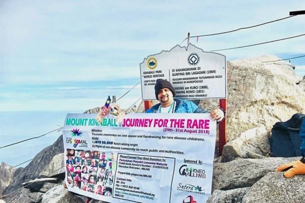 Scaling Mount Kinabalu to raise awareness about rare diseases